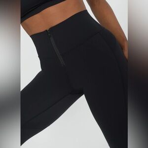Riot| Bronx Zip Front Legging-Black- NWT Large